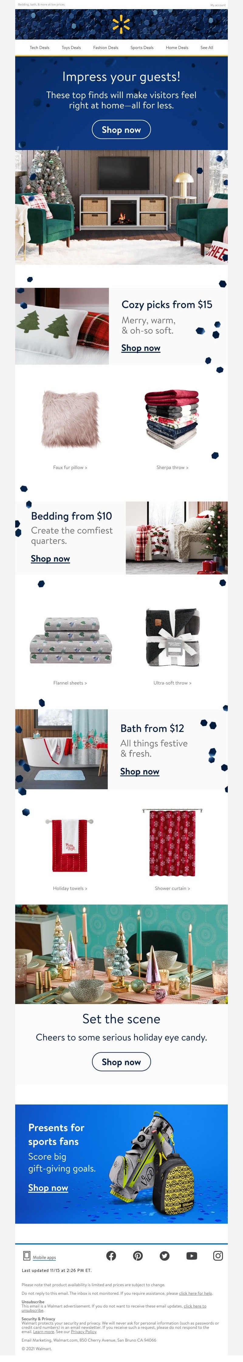 Walmart - Get your home ready for guests!