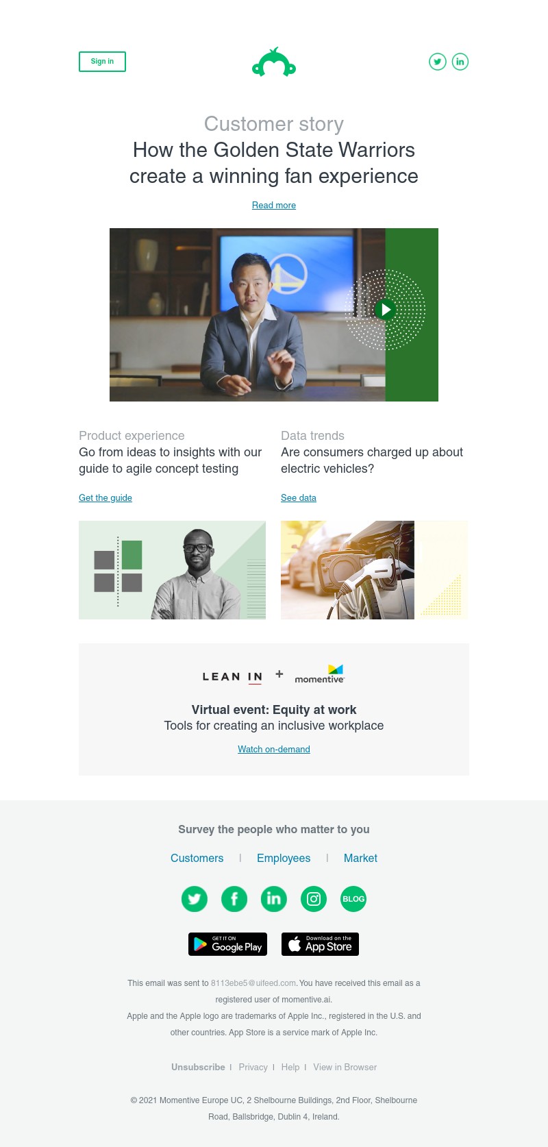 SurveyMonkey - Newsletter: December 2021
