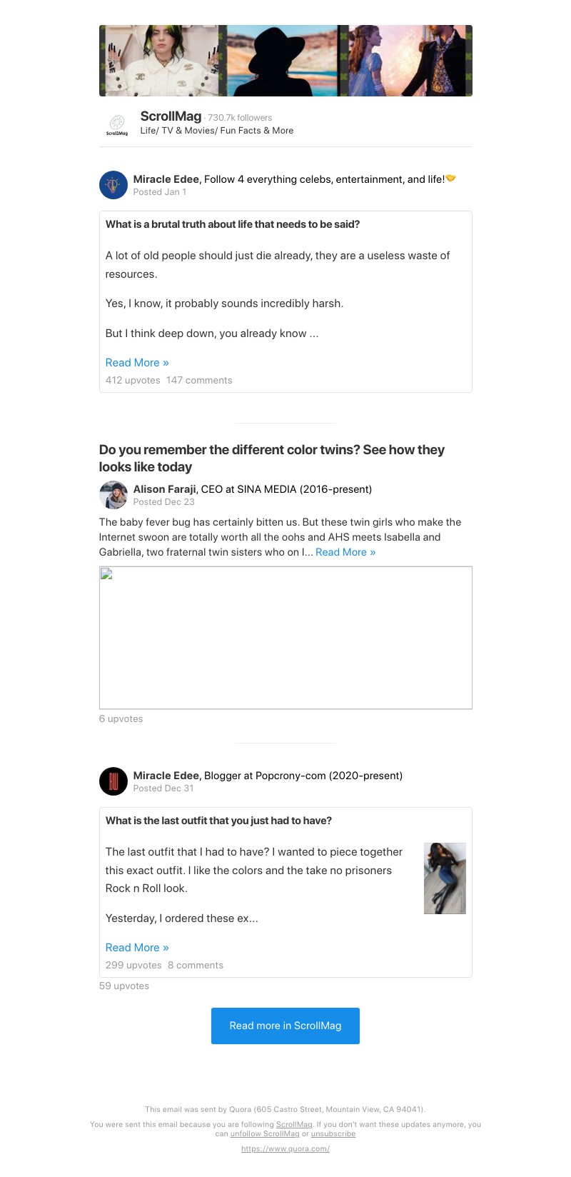Quora - What is a brutal truth about life that needs to be said?