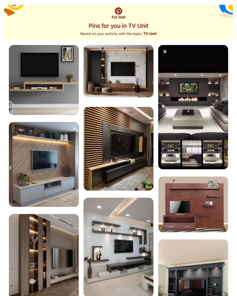 Pinterest - 16 TV Unit Pins you might like