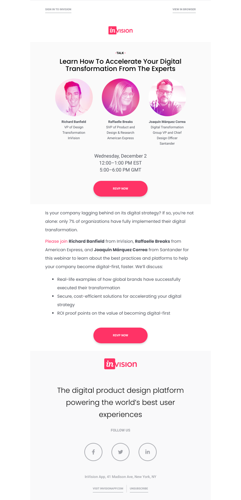 InVision - InVision Talk: Investing in Digital Transformation