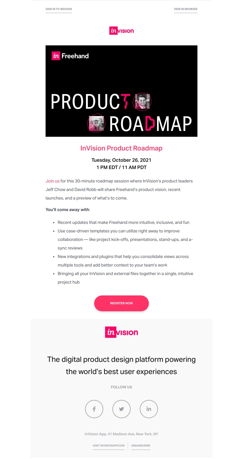 InVision - You’re Invited: InVision Product Roadmap
