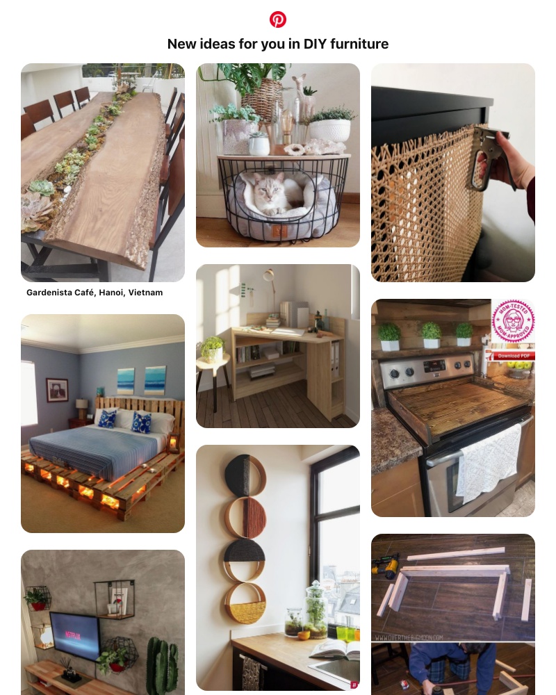 Pinterest - 🛋 18 DIY furniture Pins you might like