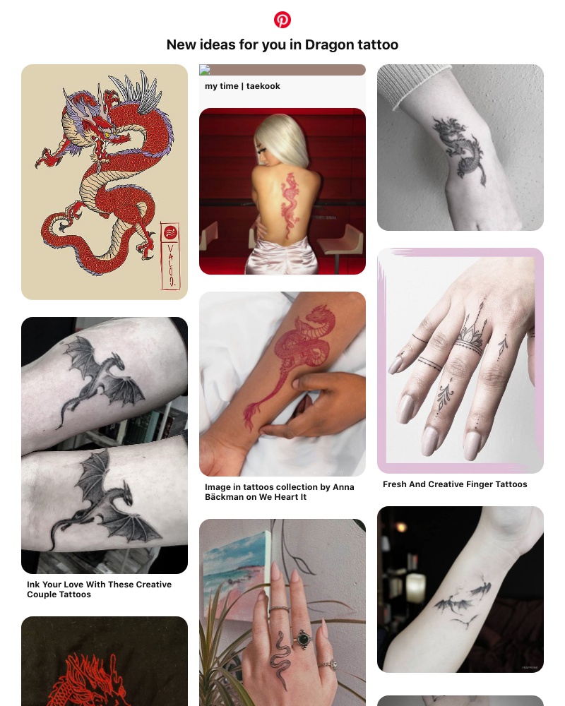 Pinterest - 📌 18 Dragon tattoo Pins to check out
