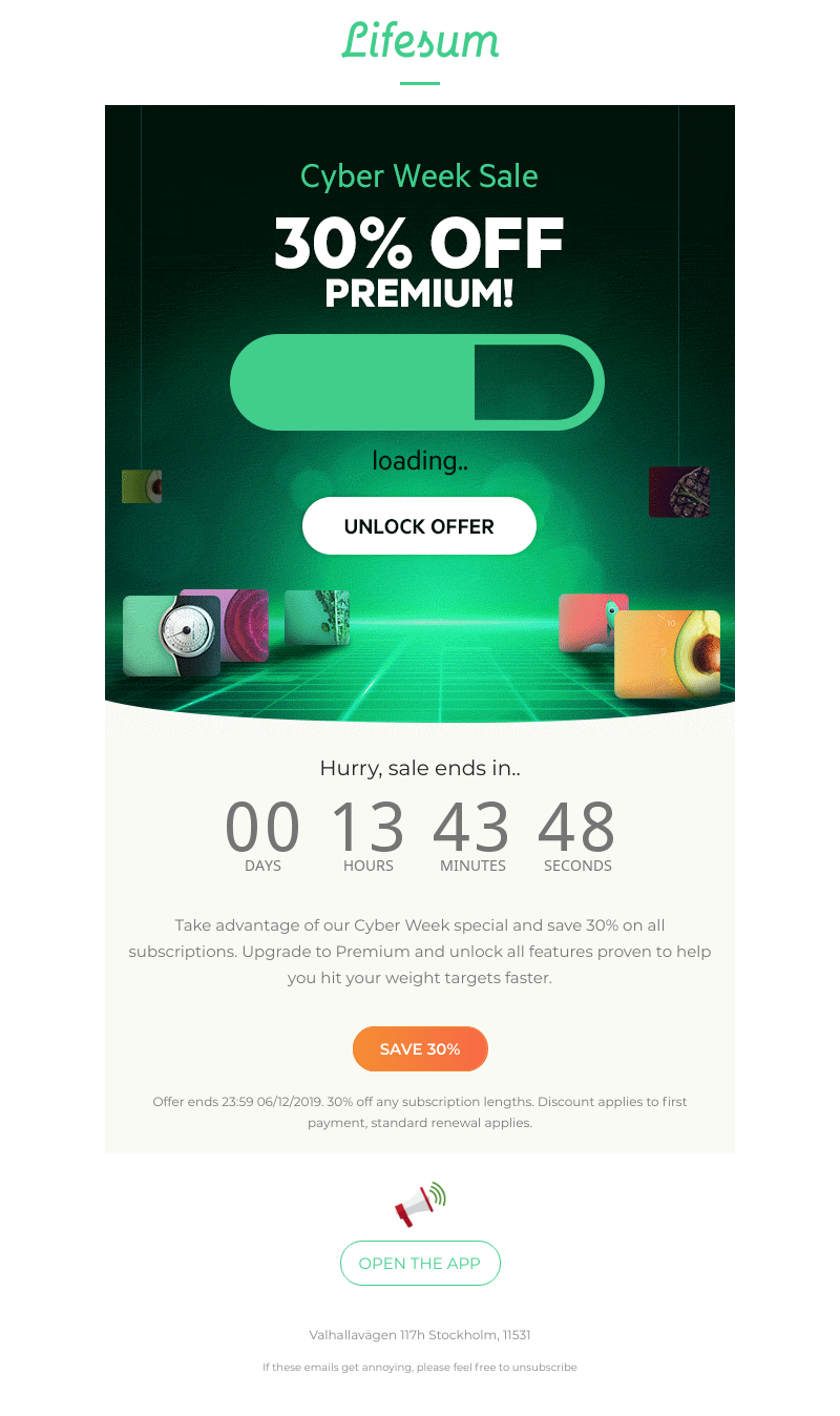 Lifesum - ⏳Offer ends today! 30% off all Premium subscriptions.