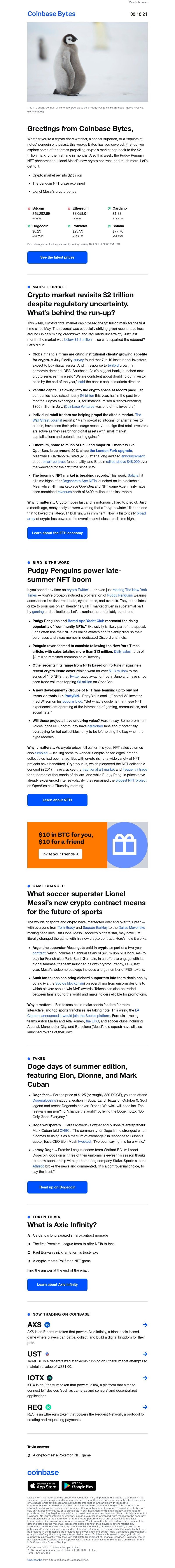  - How crypto markets retook $2 trillion