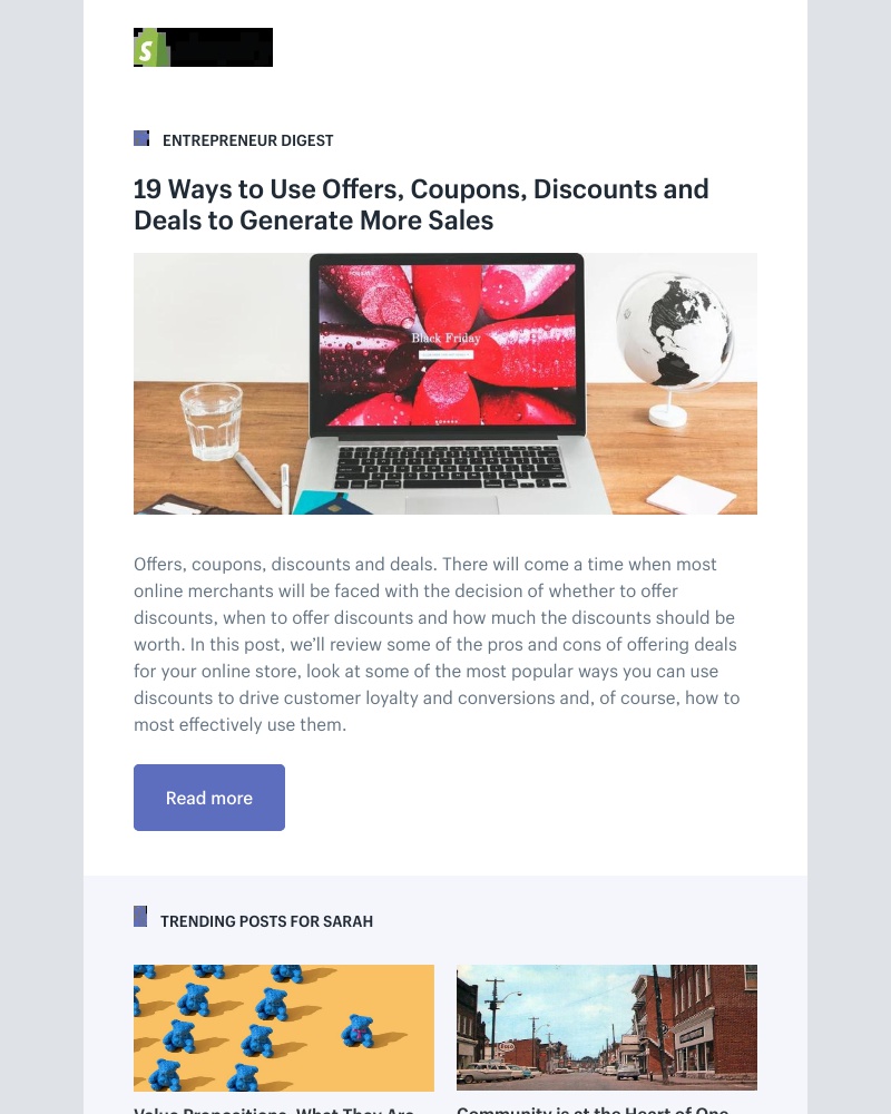 Shopify - 19 Ways to Use Offers, Coupons, Discounts and Deals to Generate More Sales