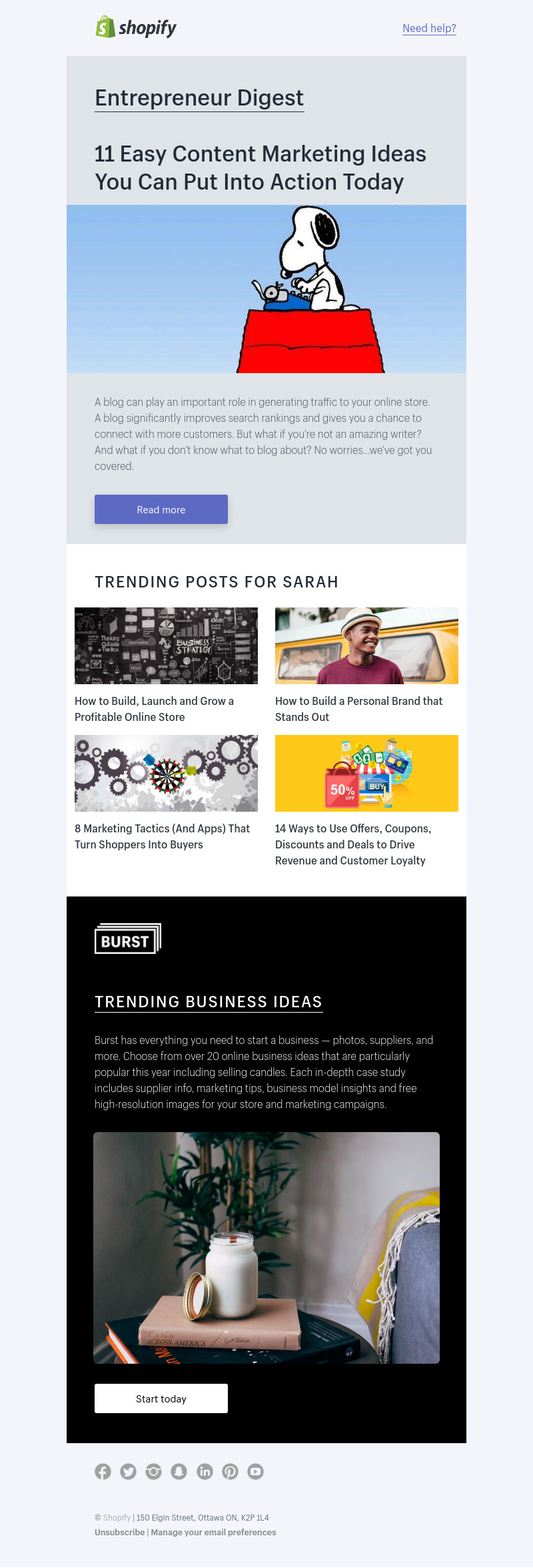 Shopify - Easy marketing ideas you can do today