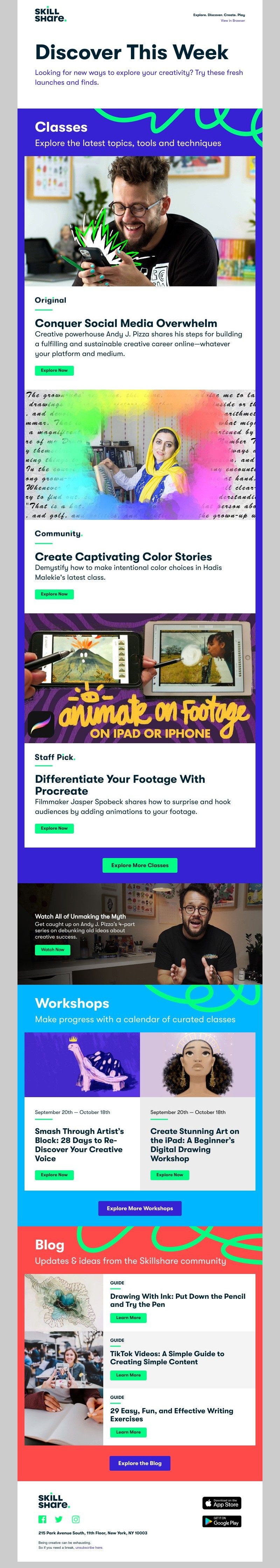 Skillshare - Sarah, Conquer Social Media for Creatives, Smash Artist's Block, and More!