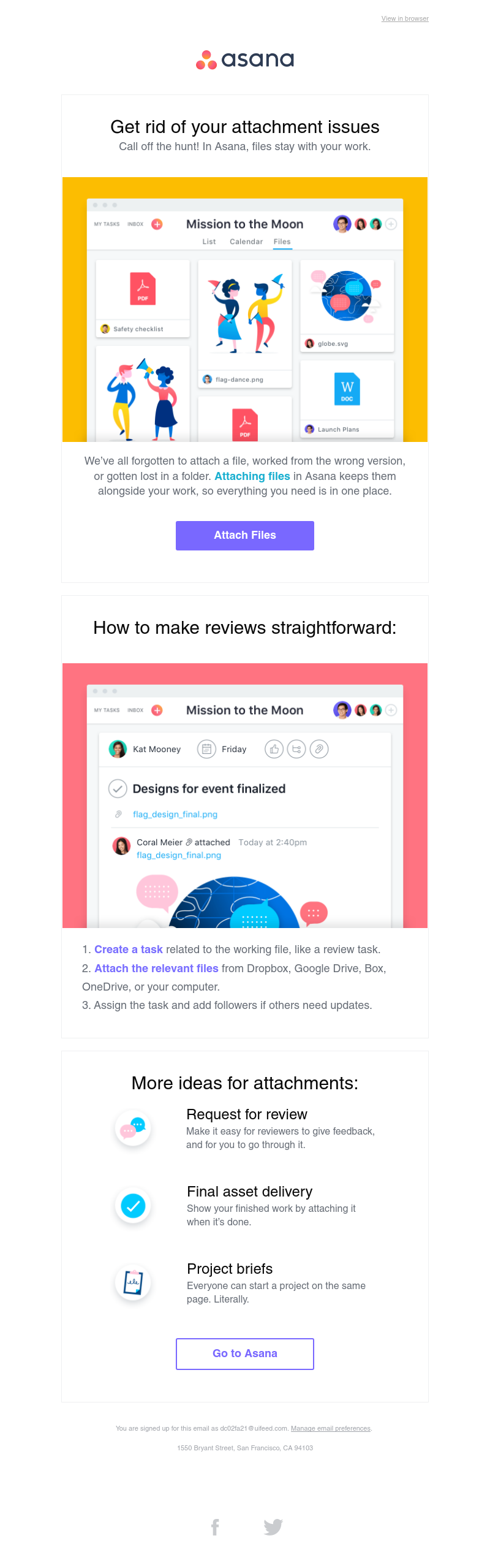 Asana - Find your files...