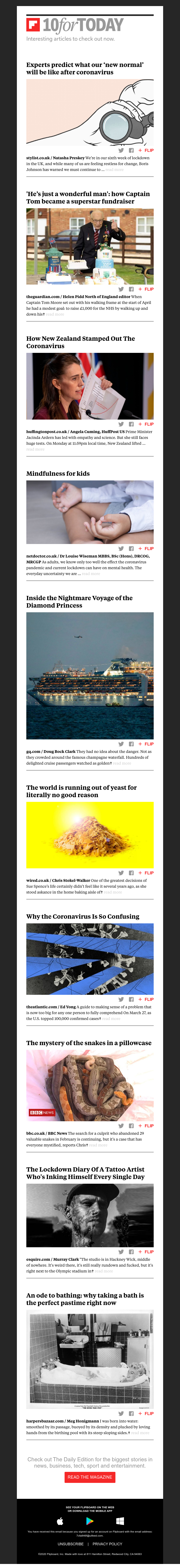 Flipboard - What will our 'new normal' be like?