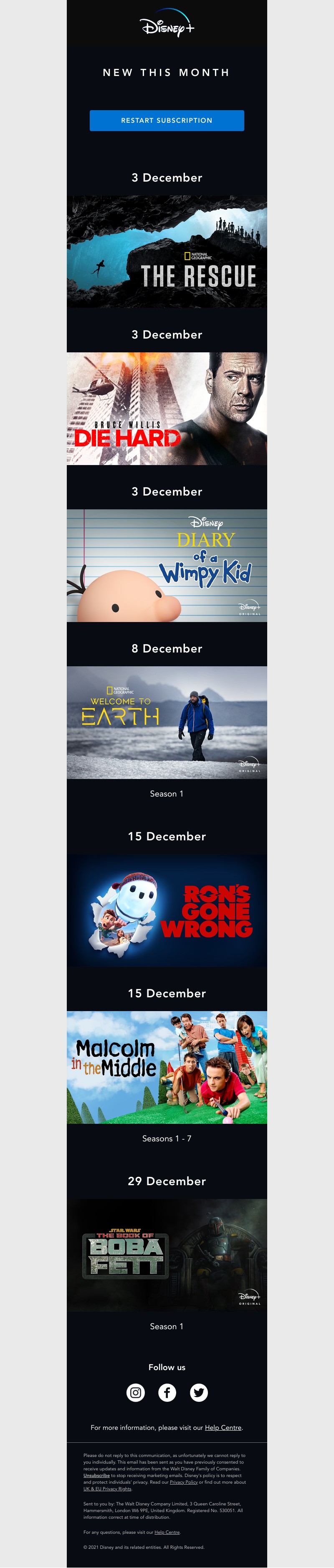 Disney+ - Coming soon to Disney+