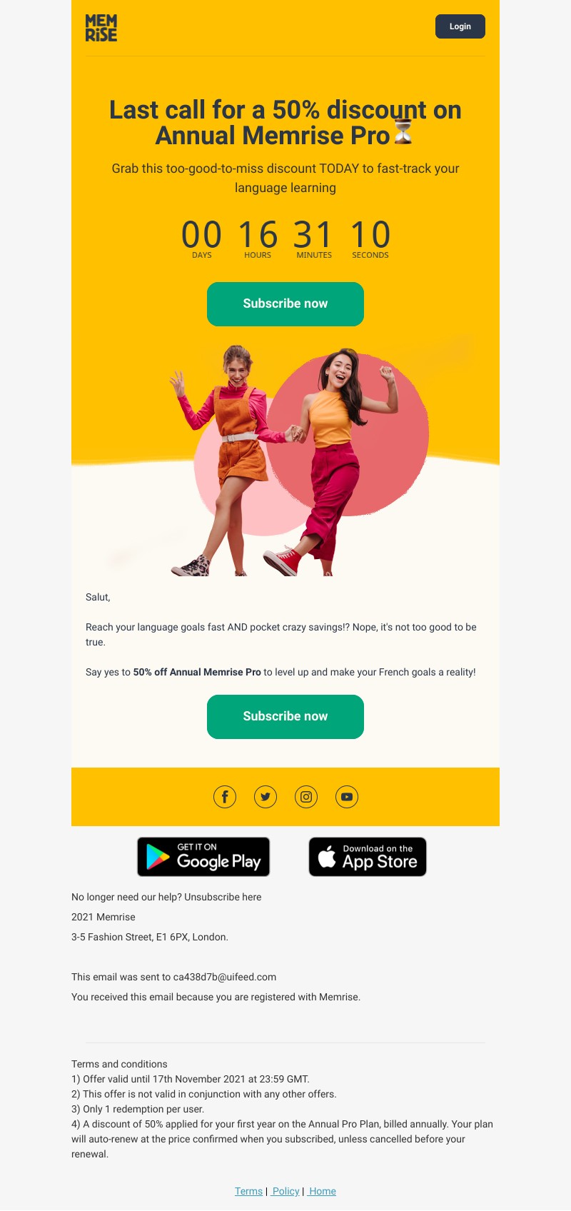 Memrise - 🚨 LAST DAY of our Flash Sale