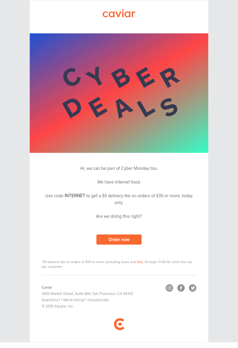  - Get free delivery while you’re at it