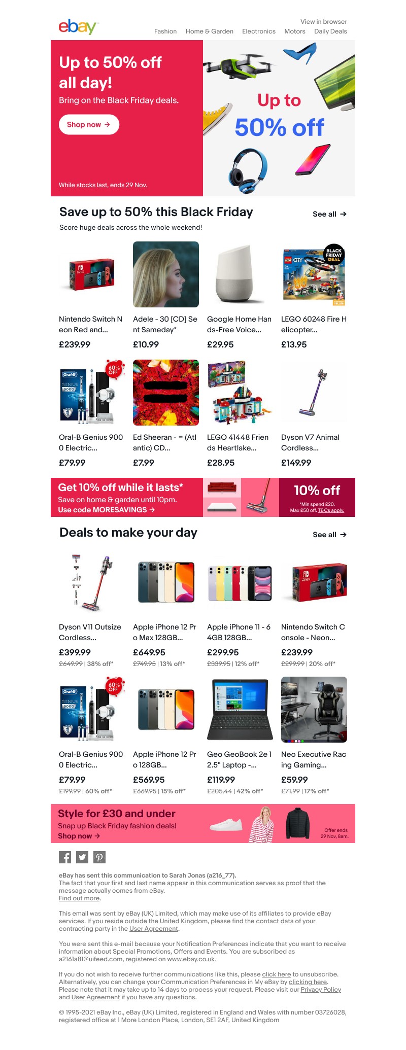 eBay - 🤑 Don’t stop saving this Black Friday!