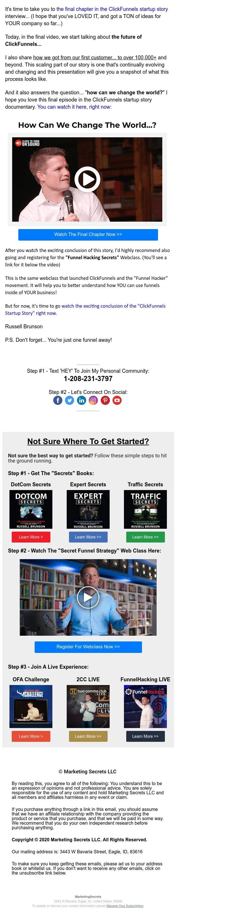ClickFunnels - CF Startup Story "Scaling" (Part 4 of 4)