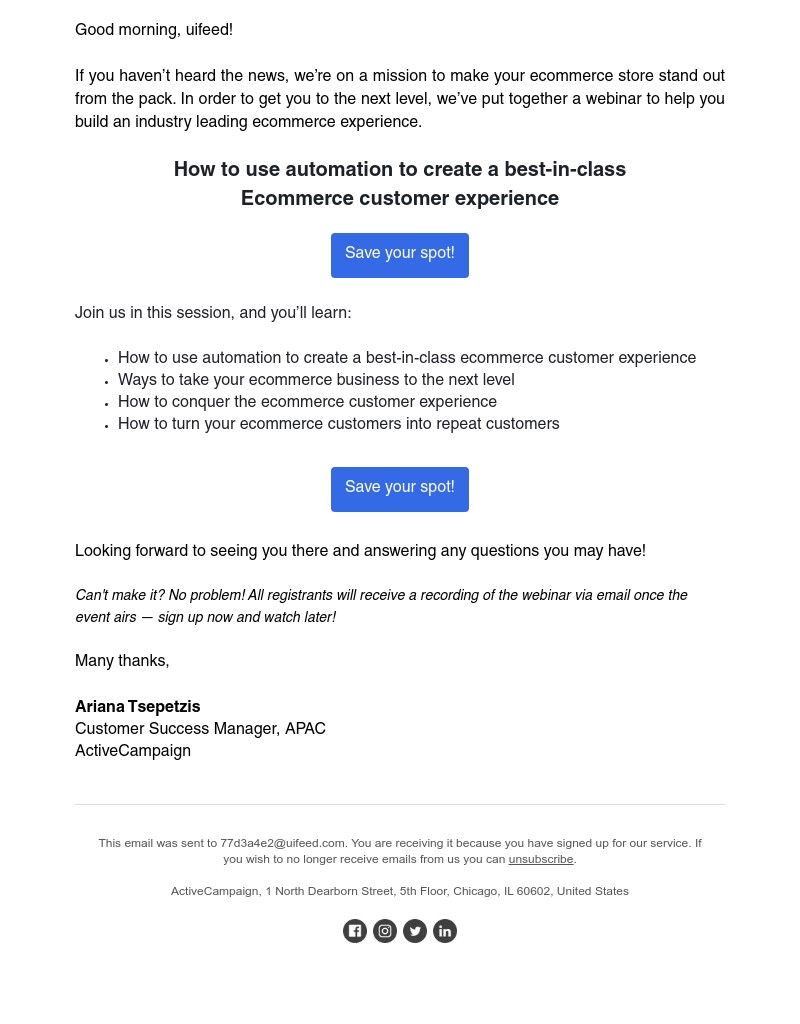  - How can you make your e-commerce experience best in class?