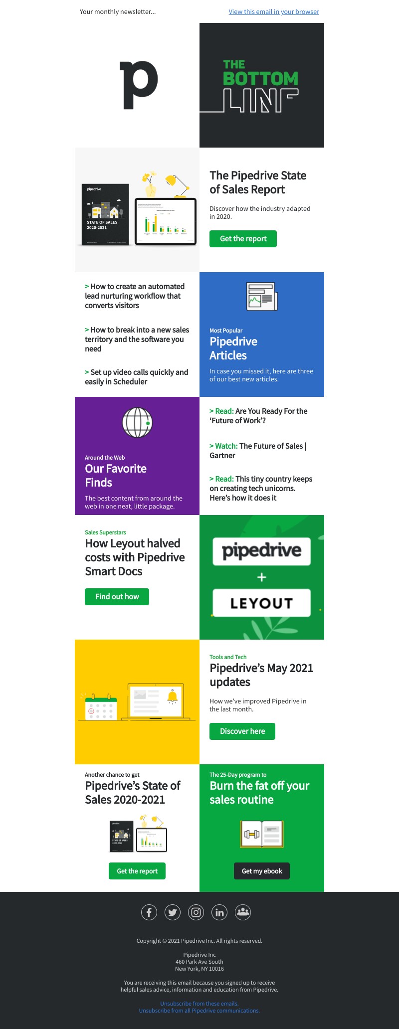 Pipedrive - The Bottom Line: May 2021 Edition