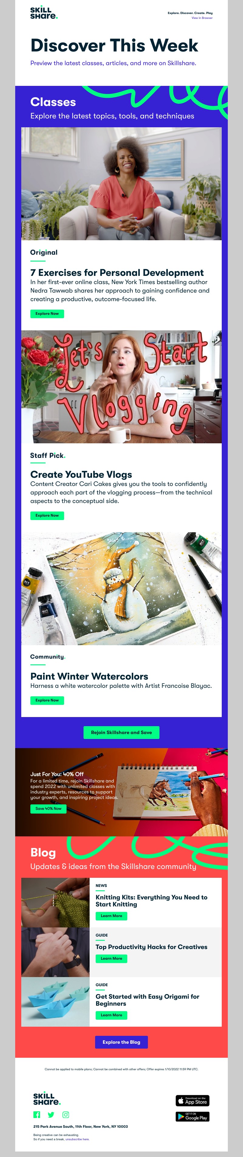 Skillshare - Sarah, Build a Life You Love, Learn to Watercolor, and More!