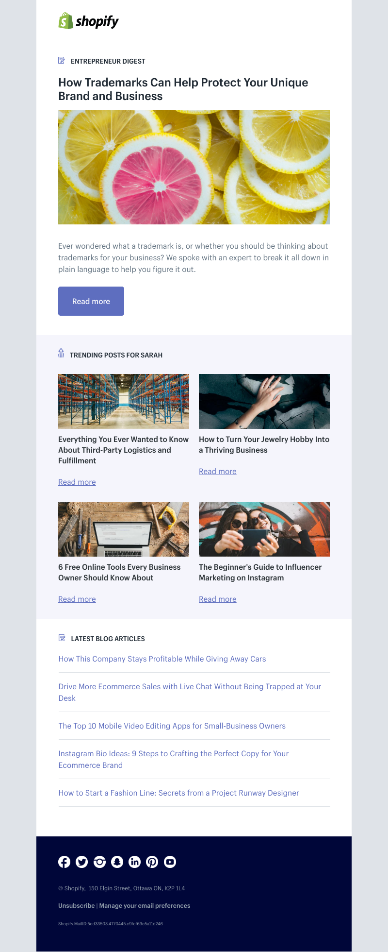 Shopify - How Trademarks Can Help Protect Your Unique Brand and Business