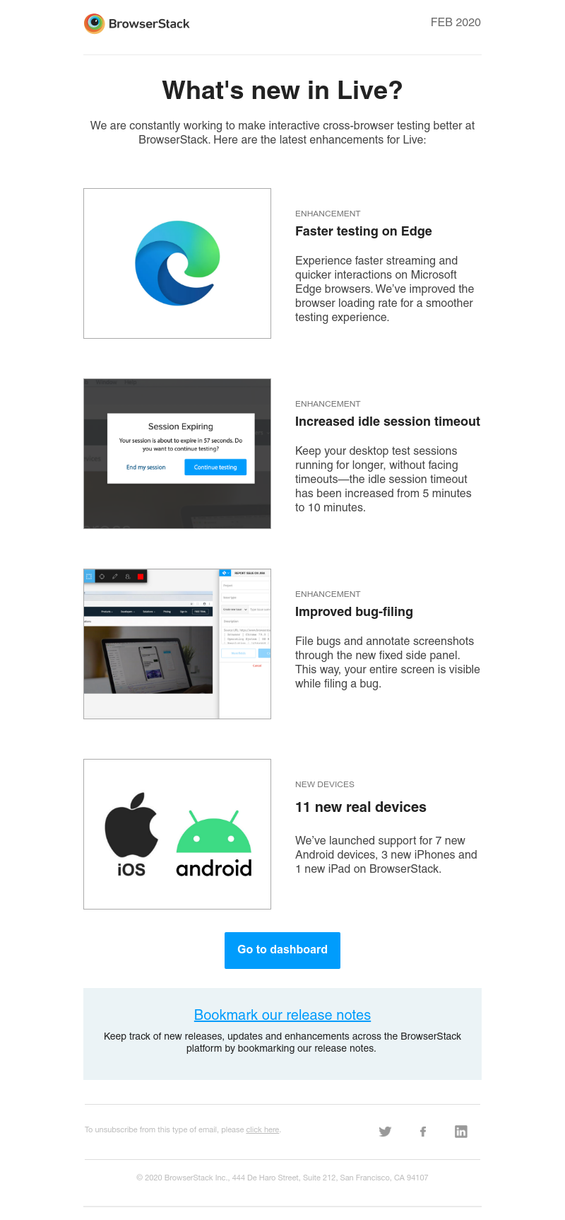  - What's new in BrowserStack Live