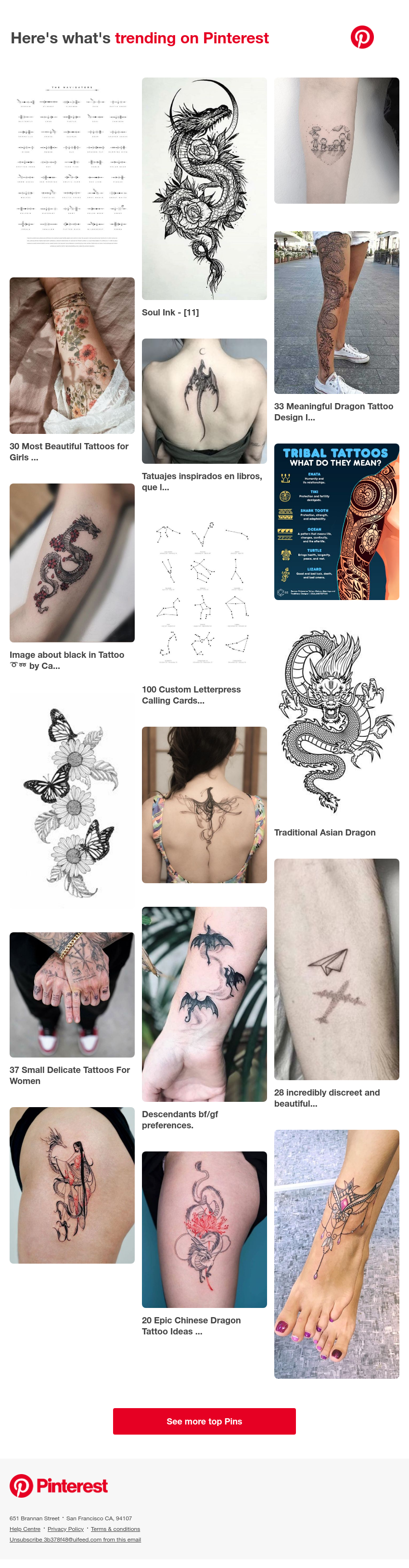 Pinterest - 📌 Tattoos and body art, Dragon tattoo designs and more Pins popular on Pinterest