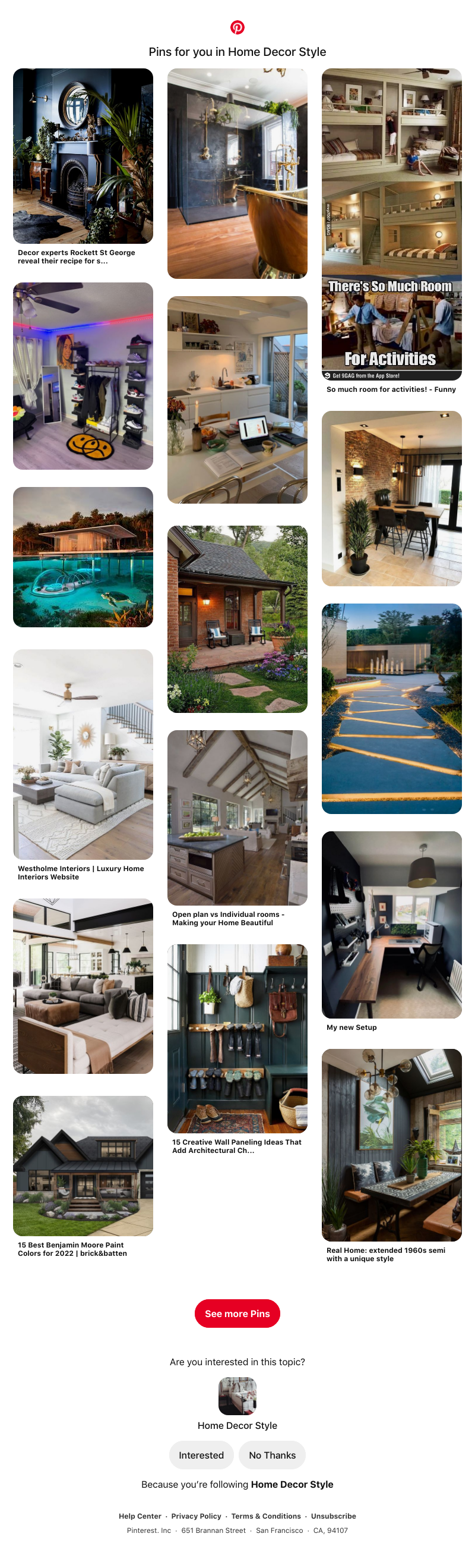 Pinterest - 🛋 16 Home Decor Style Pins you might like
