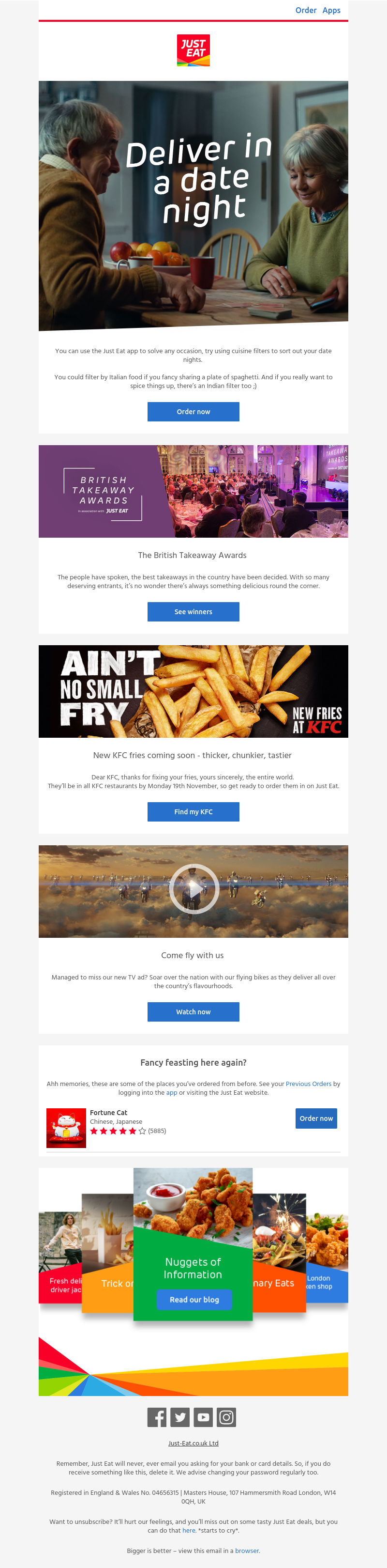 Just Eat - Looking for some hot stuff?