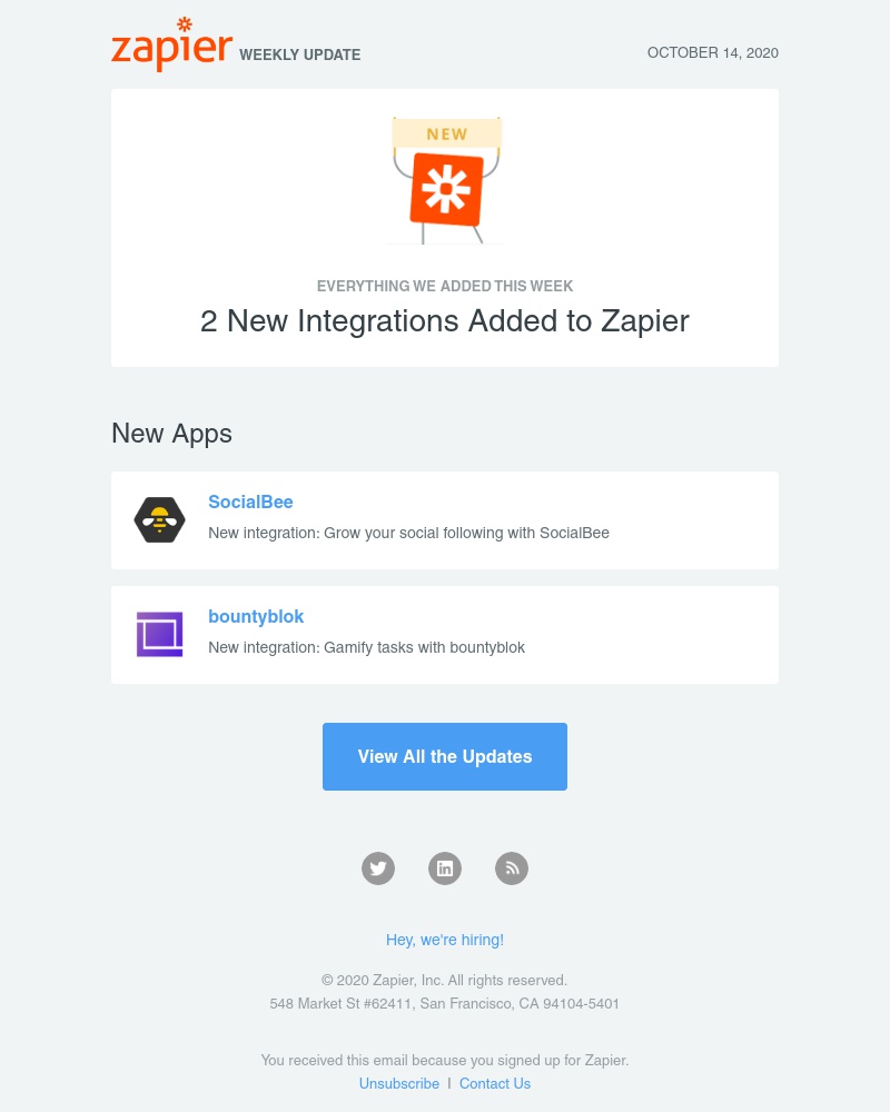 Accepting an invite on Zapier video screenshot