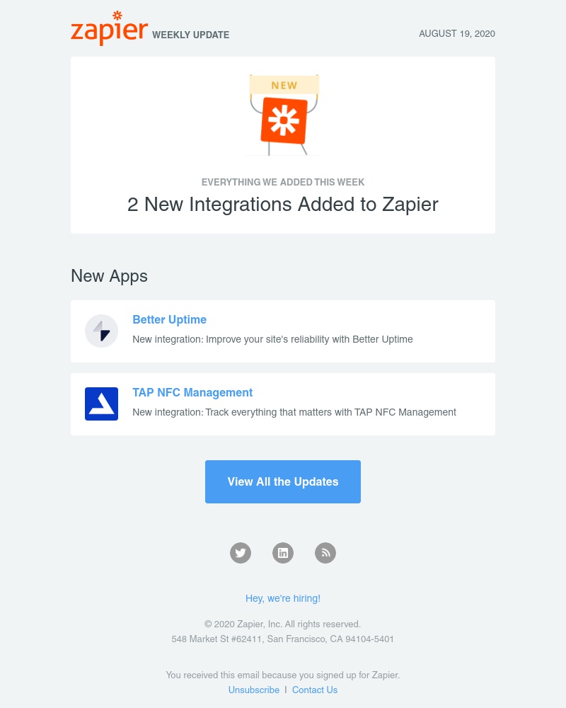 Zapier - 🚀 2 New Integrations Added to Zapier