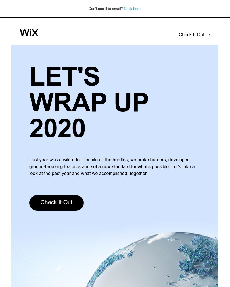 Wix - 2020—You Won’t Be Missed