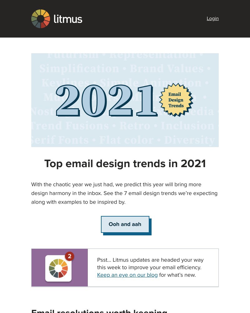 Litmus - 2021’s hottest email design trends will be...