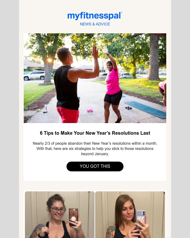 MyFitnessPal - 2023 Isn't Ready For You.