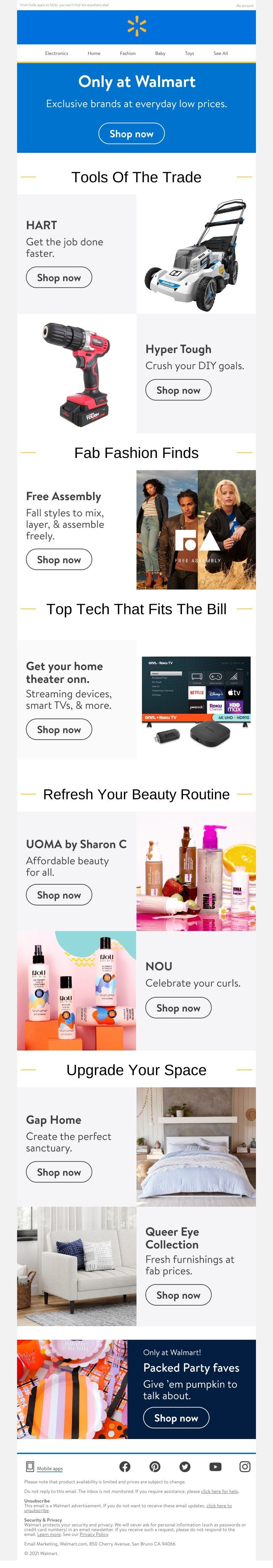 Walmart - Exclusive brands you’ll only find at Walmart 🌟