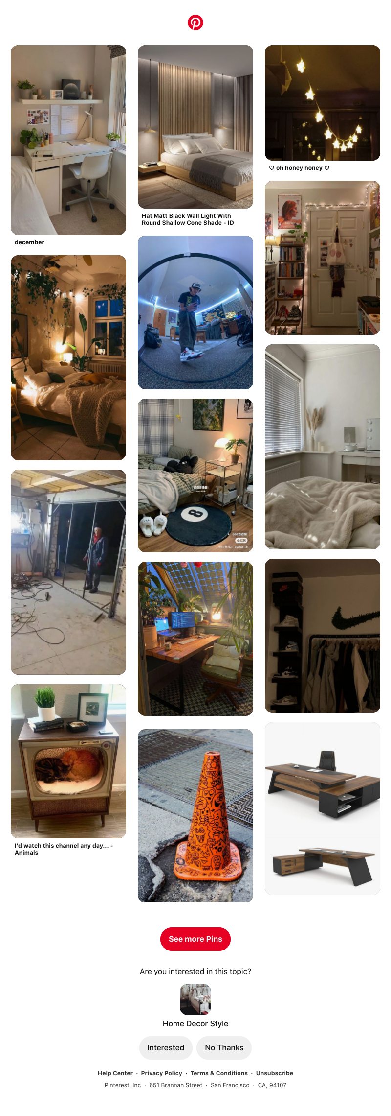 Pinterest - Home Decor Style for Dab