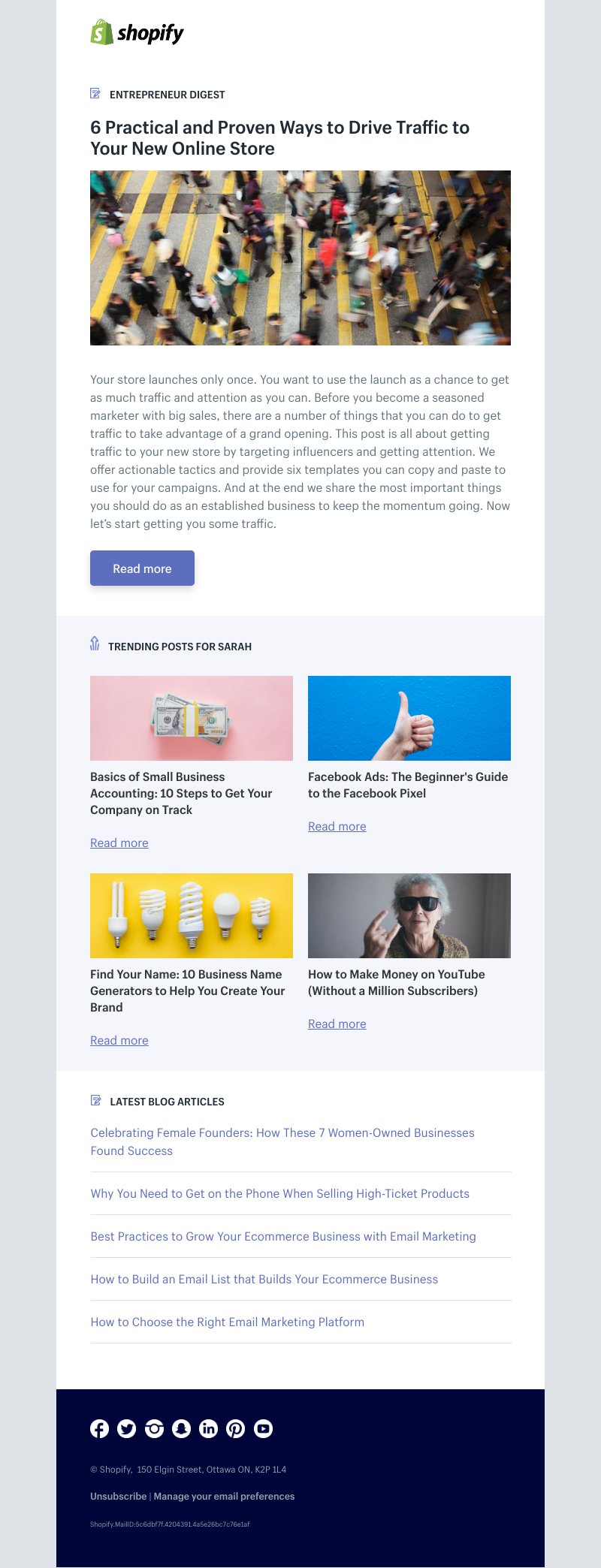 Shopify - 6 Practical and Proven Ways to Drive Traffic to Your New Online Store