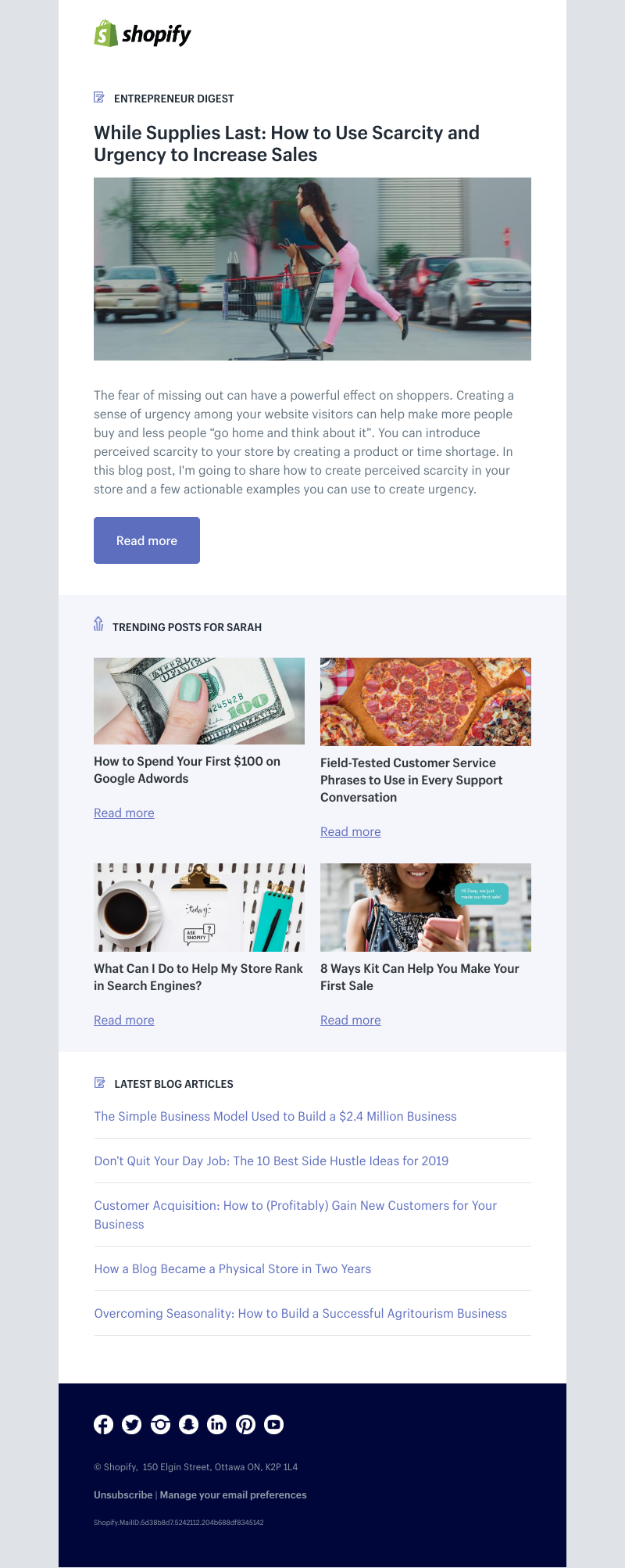 Shopify - While Supplies Last: How to Use Scarcity and Urgency to Increase Sales