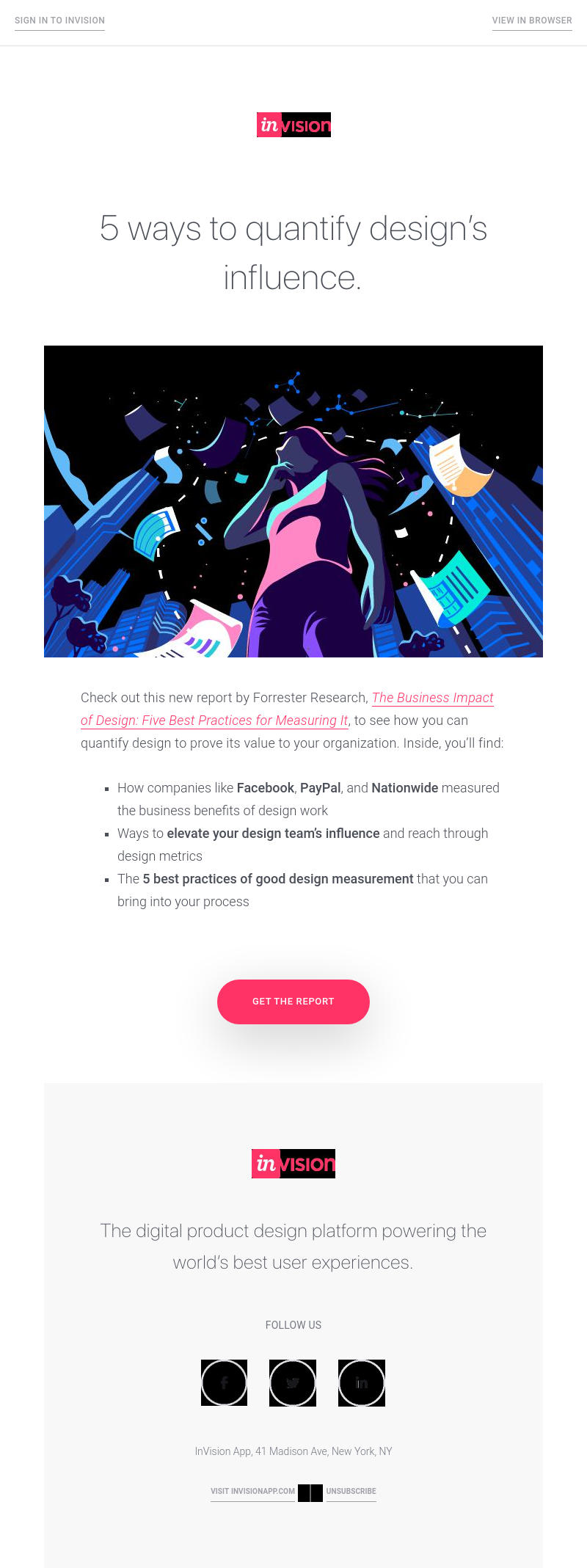 InVision - New report: 5 best practices to show design’s impact on business