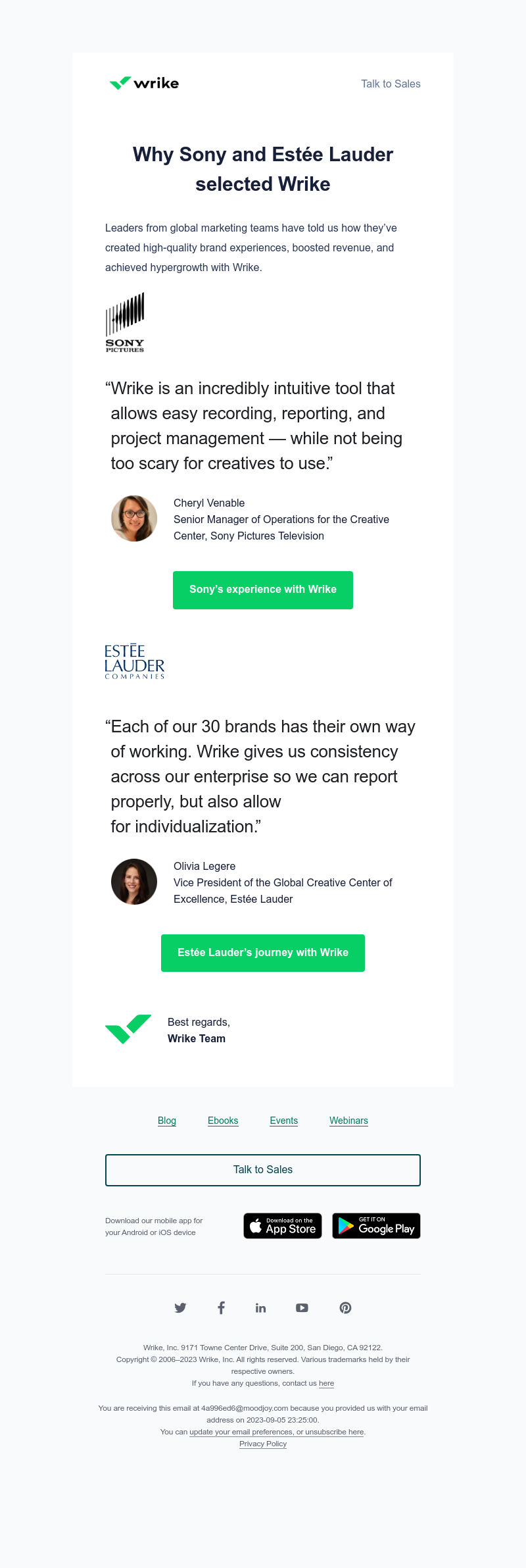 Wrike - How Sony manages creative projects with Wrike