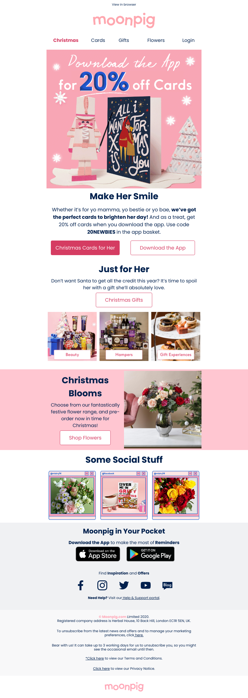 Moonpig - Spoil her this Christmas 🤶❤️