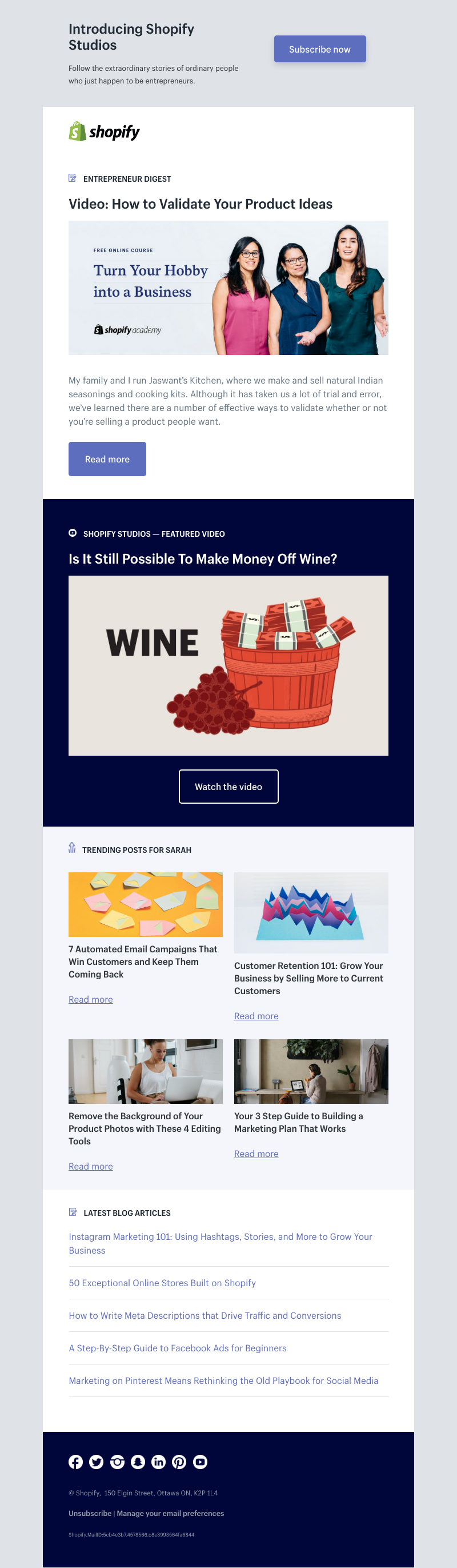 Shopify - Video: How to Validate Your Product Ideas