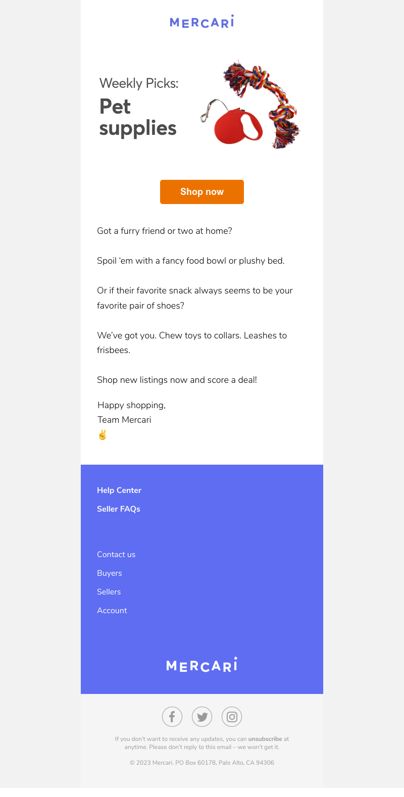 Mercari - Treat your furry friends, for less