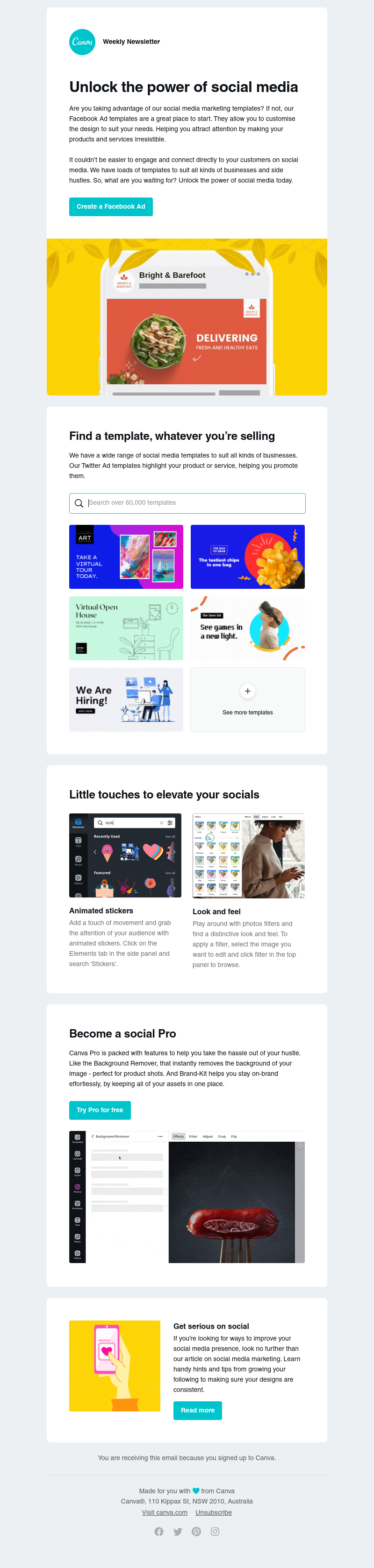 Canva - Marketing on social media is easy with Canva