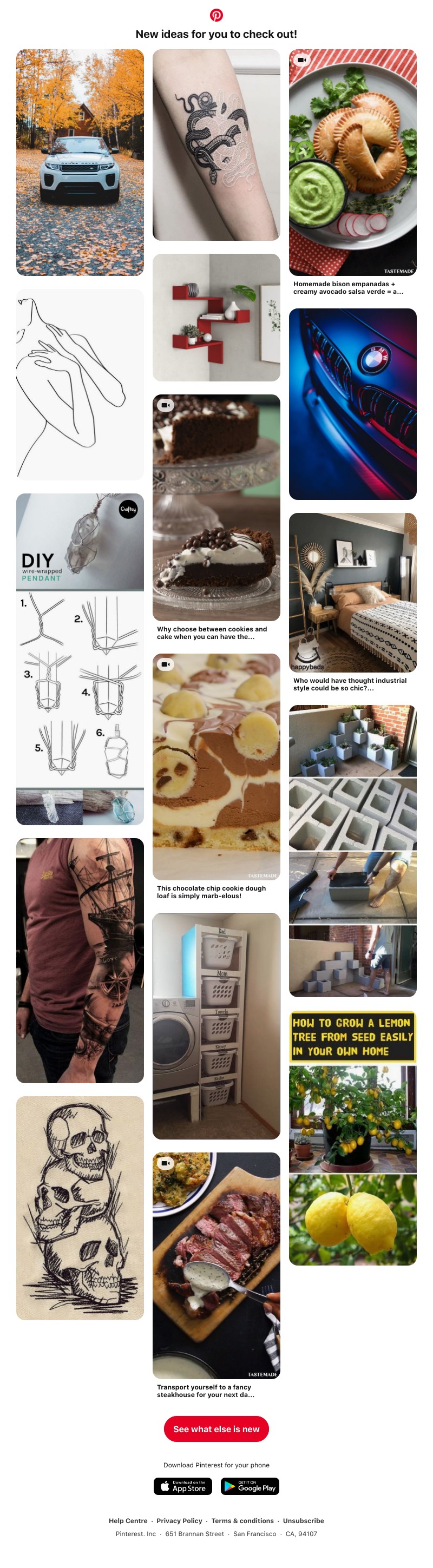Pinterest - New ideas are ready for you