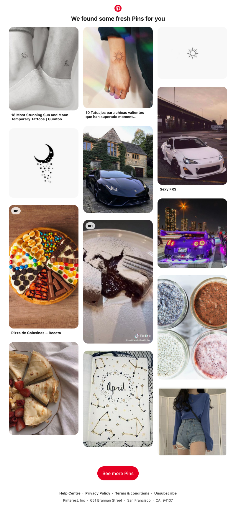 Pinterest - We think you might like these 13 ideas