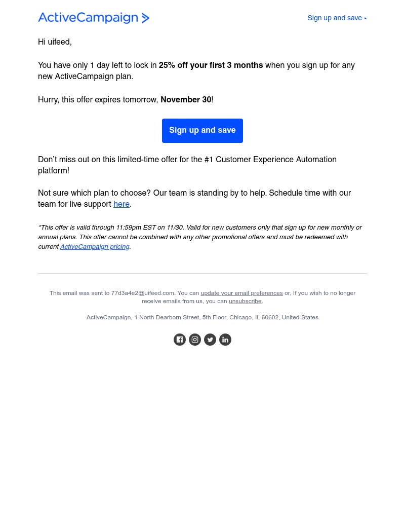  - ⏰ Last chance to get 25% off 3 months!