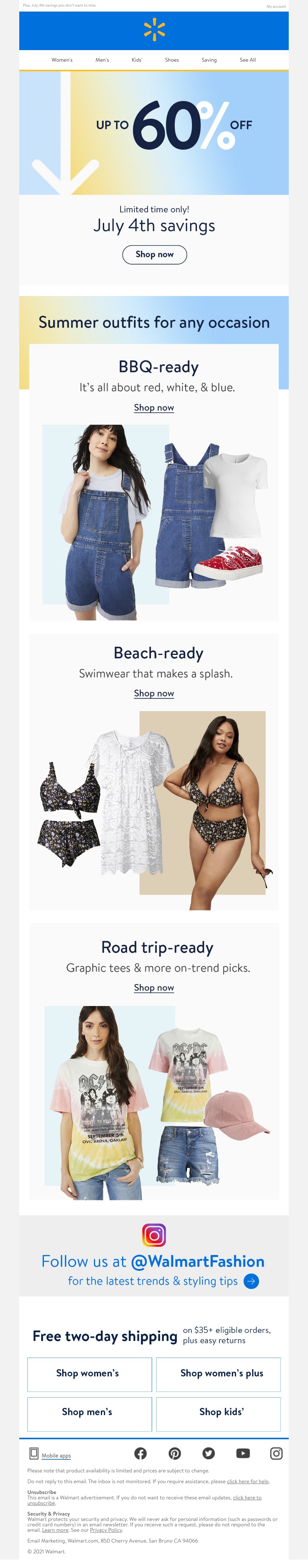 Walmart - Shop styles for every event this season