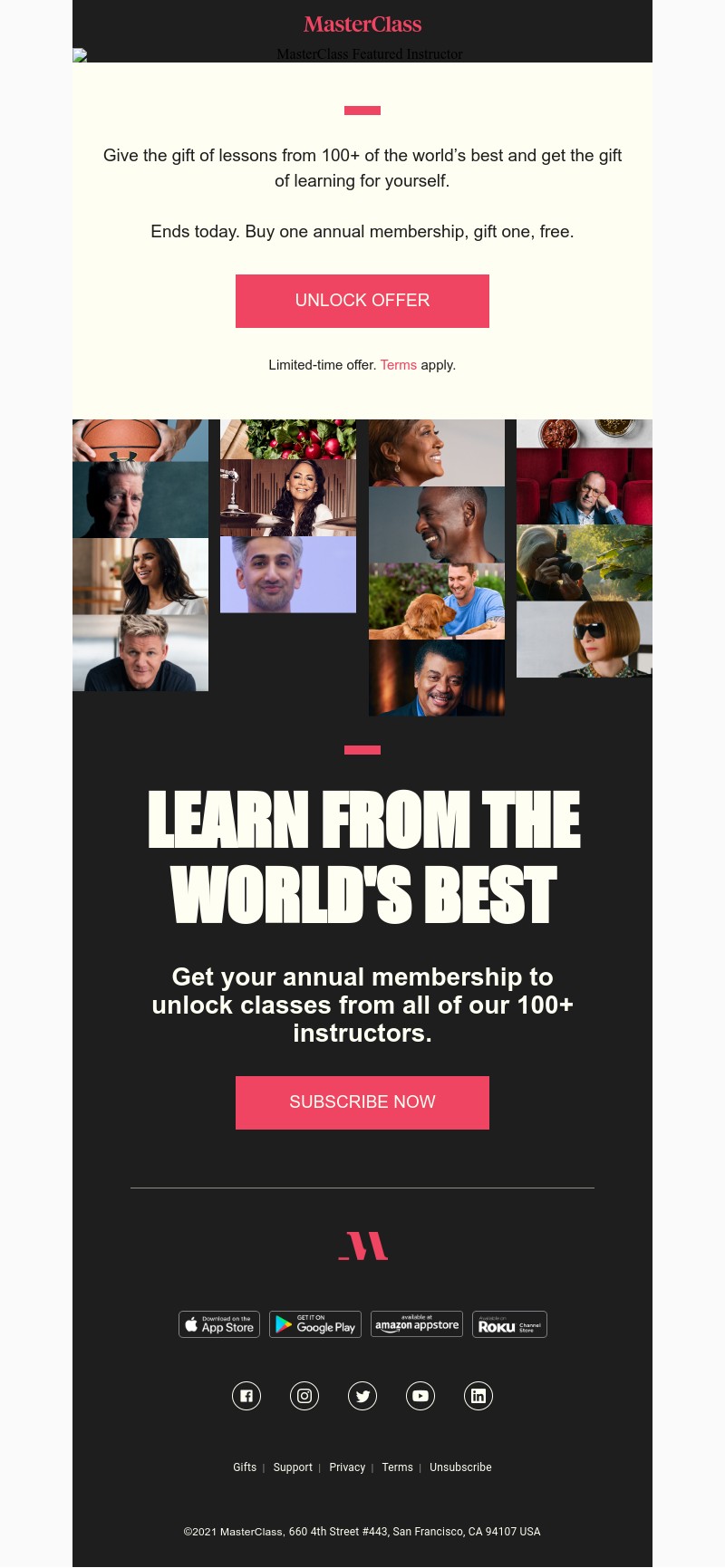  - This Cyber Monday: Give one. Get one free.