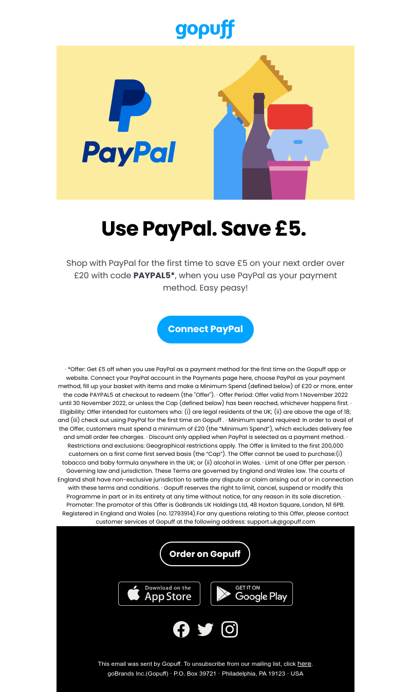 Gopuff - Shop fast. Pay faster 🙌