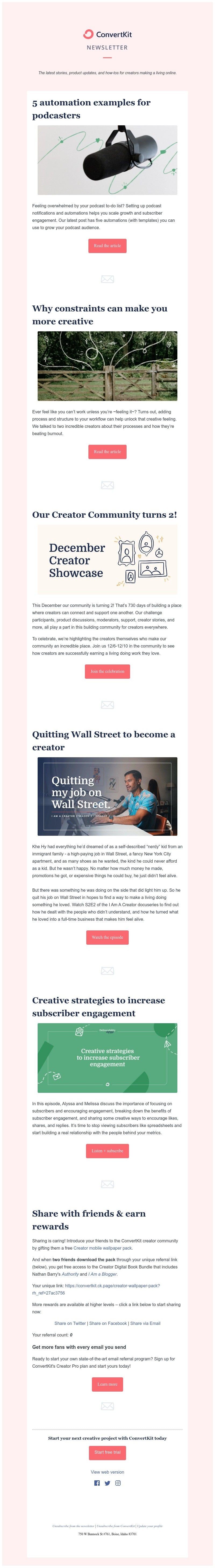 ConvertKit - Quitting Wall Street to become a creator